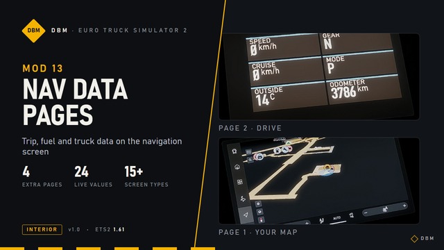Nav Data Pages preview